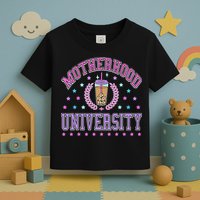 Cool Mamas University Motherhood Of University Graduation Toddler T-Shirt