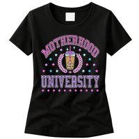 Cool Mamas University Motherhood Of University Graduation Womens T-Shirt