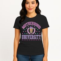 Cool Mamas University Motherhood Of University Graduation Womens T-Shirt