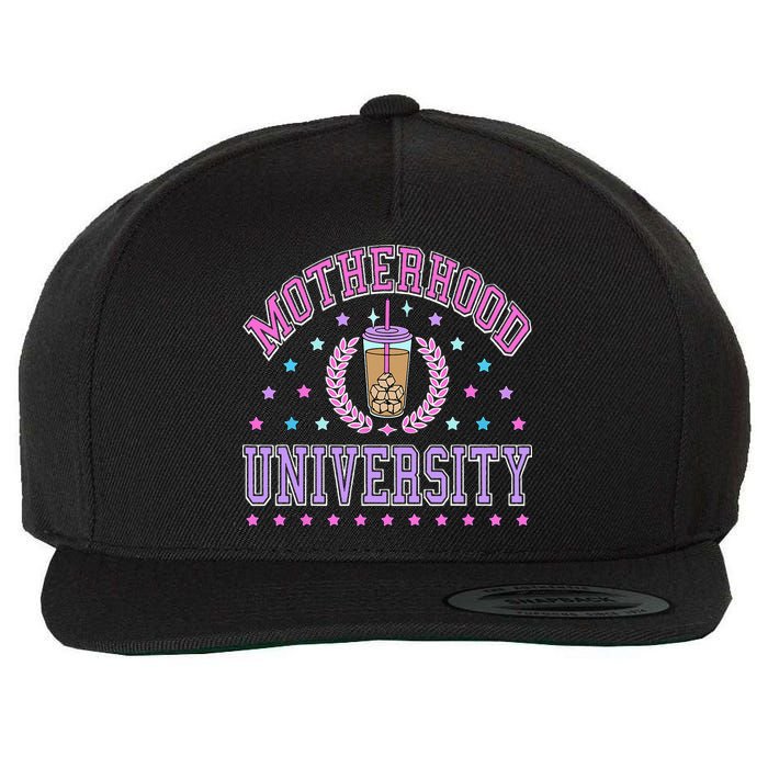 Cool Mamas University Motherhood Of University Graduation Wool Snapback Cap