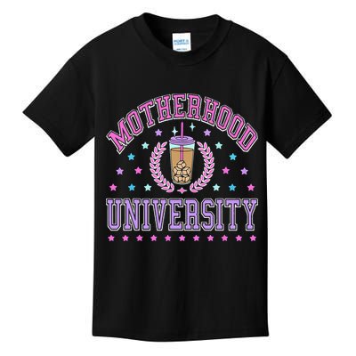 Cool Mamas University Motherhood Of University Graduation Kids T-Shirt