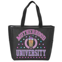 Cool Mamas University Motherhood Of University Graduation Zip Tote Bag