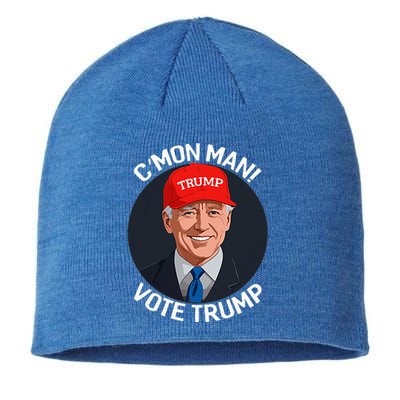 C’Mon Man! Vote Trump Biden Minimalist Sustainable Beanie