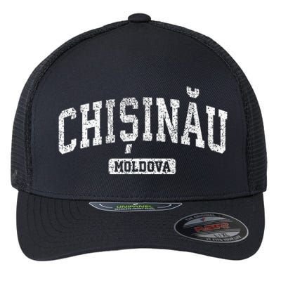 Chisinau Moldova Vintage Sports Design Flexfit Unipanel Trucker Cap