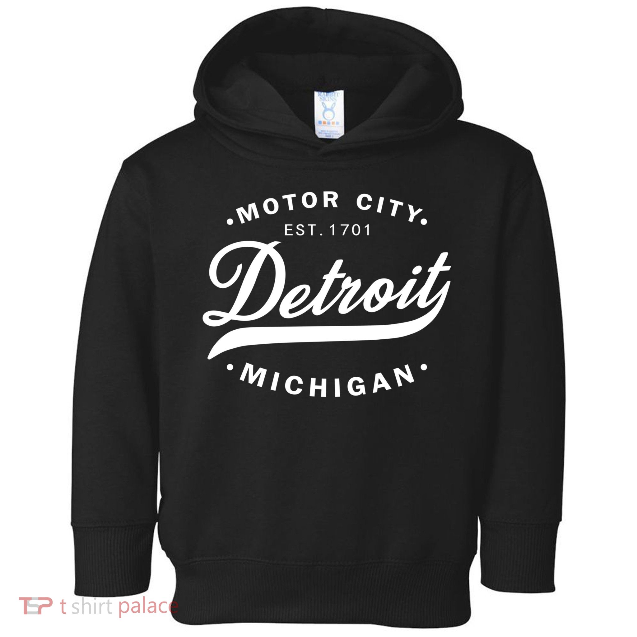 Classic Michiganians Vintage Detroit Motor City Michigan Mi Toddler Hoodie