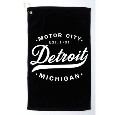 Classic Michiganians Vintage Detroit Motor City Michigan Mi Golf Towel