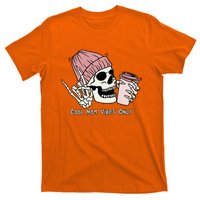 Cool Mom Vibes Only Skeleton Coffee Lover T-Shirt