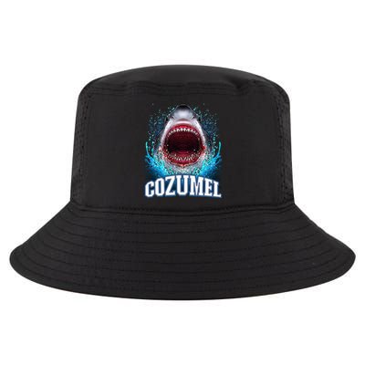 Cozumel Mexico Vacation Great White Shark Beach Cruise Trip Cool Comfort Performance Bucket Hat