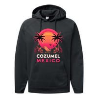 Cozumel Mexico Vacation Performance Fleece Hoodie