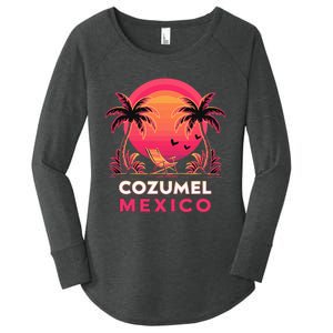 Cozumel Mexico Vacation Women's Perfect Tri Tunic Long Sleeve Shirt