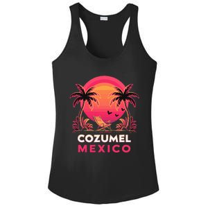 Cozumel Mexico Vacation Ladies PosiCharge Competitor Racerback Tank