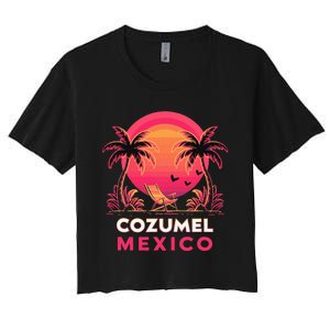 Cozumel Mexico Vacation Women's Crop Top Tee