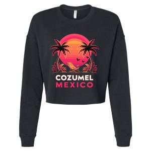 Cozumel Mexico Vacation Cropped Pullover Crew