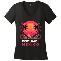 Cozumel Mexico Vacation Women's V-Neck T-Shirt