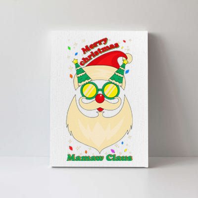 Christmas Matching Very Merry Mamaw Claus Xmas Family Canvas