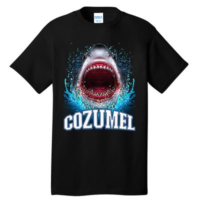 Cozumel Mexico Vacation Great White Shark Beach Cruise Trip Tall T-Shirt