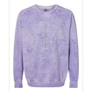 Classical Music Violin Player Gift Orchestra Violin Colorblast Crewneck Sweatshirt