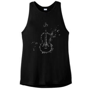 Classical Music Violin Player Gift Orchestra Violin Ladies PosiCharge Tri-Blend Wicking Tank