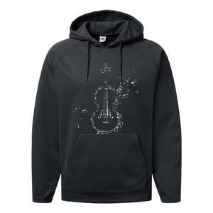 Classical Music Violin Player Gift Orchestra Violin Performance Fleece Hoodie