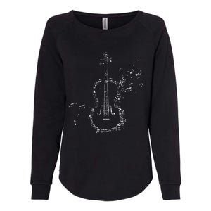 Classical Music Violin Player Gift Orchestra Violin Womens California Wash Sweatshirt