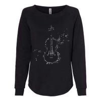 Classical Music Violin Player Gift Orchestra Violin Womens California Wash Sweatshirt