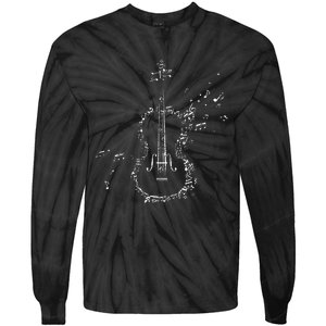 Classical Music Violin Player Gift Orchestra Violin Tie-Dye Long Sleeve Shirt