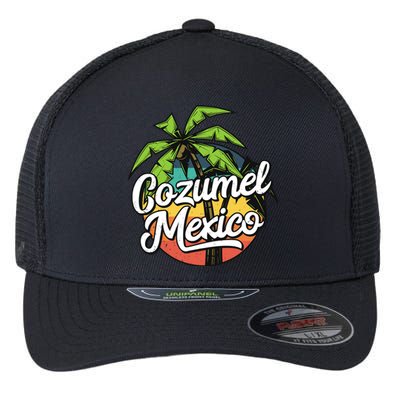 Cozumel Mexico Vacation Flexfit Unipanel Trucker Cap