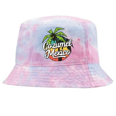 Cozumel Mexico Vacation Tie-Dyed Bucket Hat