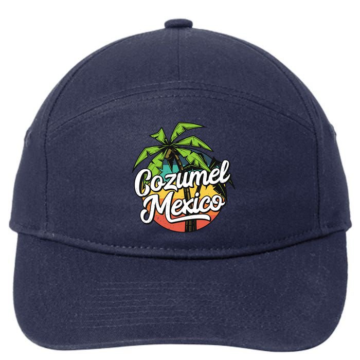 Cozumel Mexico Vacation 7-Panel Snapback Hat