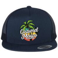 Cozumel Mexico Vacation Flat Bill Trucker Hat