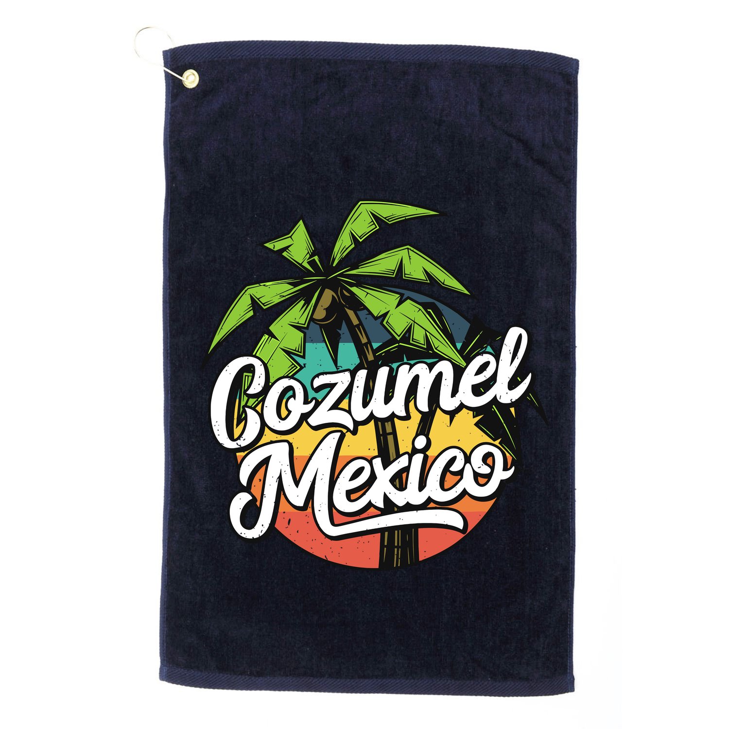 Cozumel Mexico Vacation Golf Towel