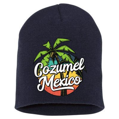 Cozumel Mexico Vacation Short Acrylic Beanie