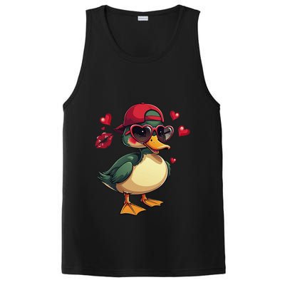 Call Me Valentines Duck Hunting Lover PosiCharge Competitor Tank