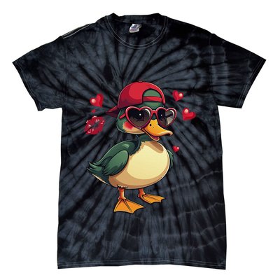 Call Me Valentines Duck Hunting Lover Tie-Dye T-Shirt