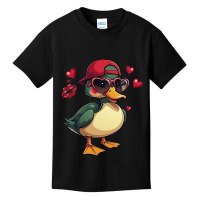 Call Me Valentines Duck Hunting Lover Kids T-Shirt