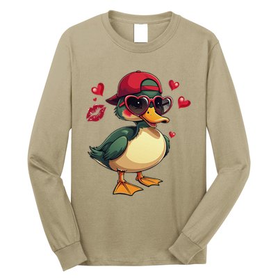 Call Me Valentines Duck Hunting Lover Long Sleeve Shirt