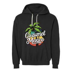 Cozumel Mexico Vacation Garment-Dyed Fleece Hoodie