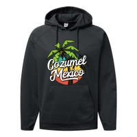 Cozumel Mexico Vacation Performance Fleece Hoodie