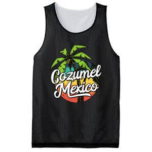 Cozumel Mexico Vacation Mesh Reversible Basketball Jersey Tank