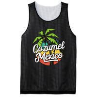 Cozumel Mexico Vacation Mesh Reversible Basketball Jersey Tank