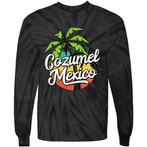 Cozumel Mexico Vacation Tie-Dye Long Sleeve Shirt