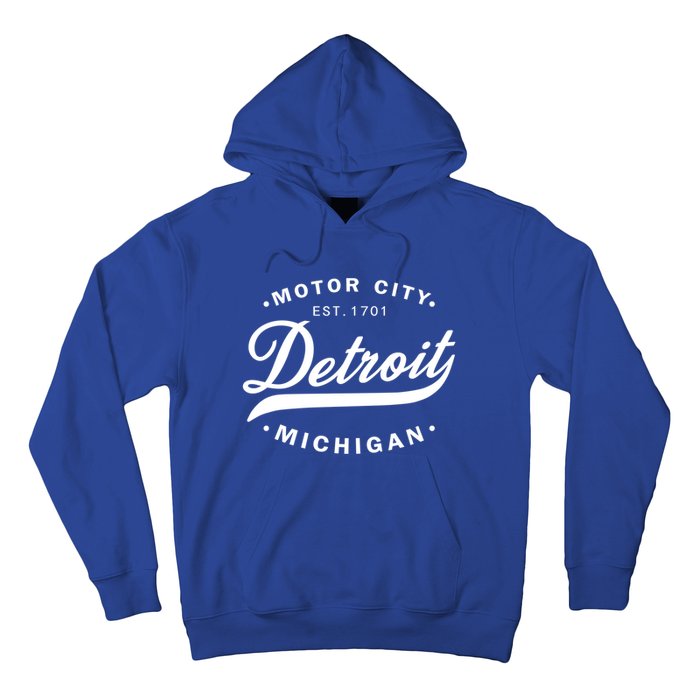 Classic Michiganians Vintage Detroit Motor City Michigan Mi Gift Hoodie