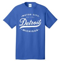 Classic Michiganians Vintage Detroit Motor City Michigan Mi Gift Tall T-Shirt