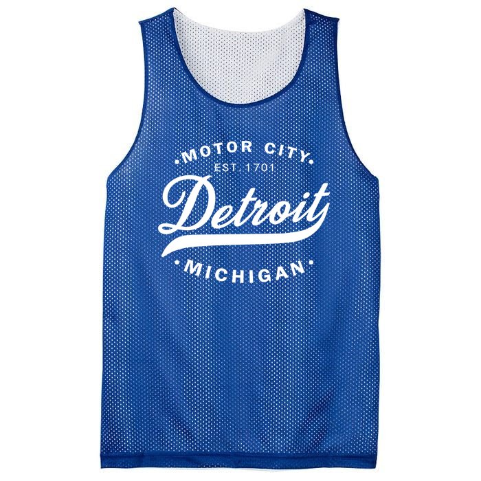 Classic Michiganians Vintage Detroit Motor City Michigan Mi Gift Mesh Reversible Basketball Jersey Tank