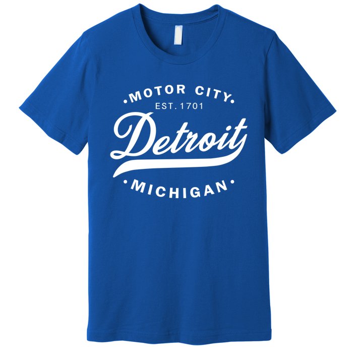 Classic Michiganians Vintage Detroit Motor City Michigan Mi Gift Premium T-Shirt