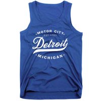 Classic Michiganians Vintage Detroit Motor City Michigan Mi Gift Tank Top