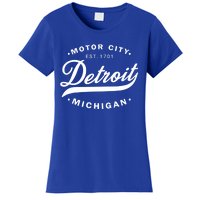 Classic Michiganians Vintage Detroit Motor City Michigan Mi Gift Women's T-Shirt