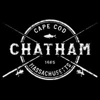 Chatham MA Vintage Crossed Fishing Rods Button