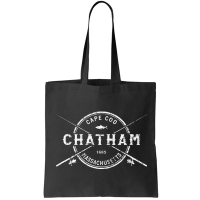 Chatham MA Vintage Crossed Fishing Rods Bag