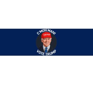 C’Mon Man! Vote Trump Biden Minimalist Political Satire Bumper Sticker